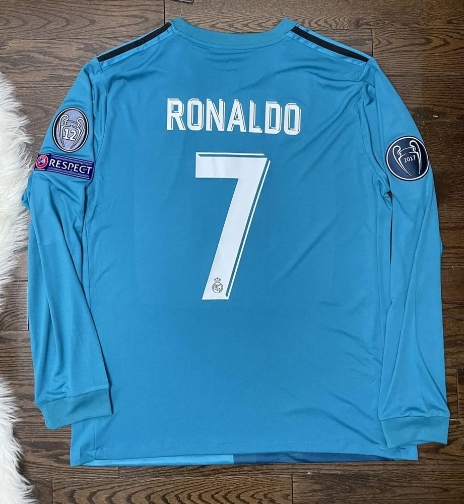 Bluza/Tricou Real Madrid 2017/18 Third - Ronaldo 7