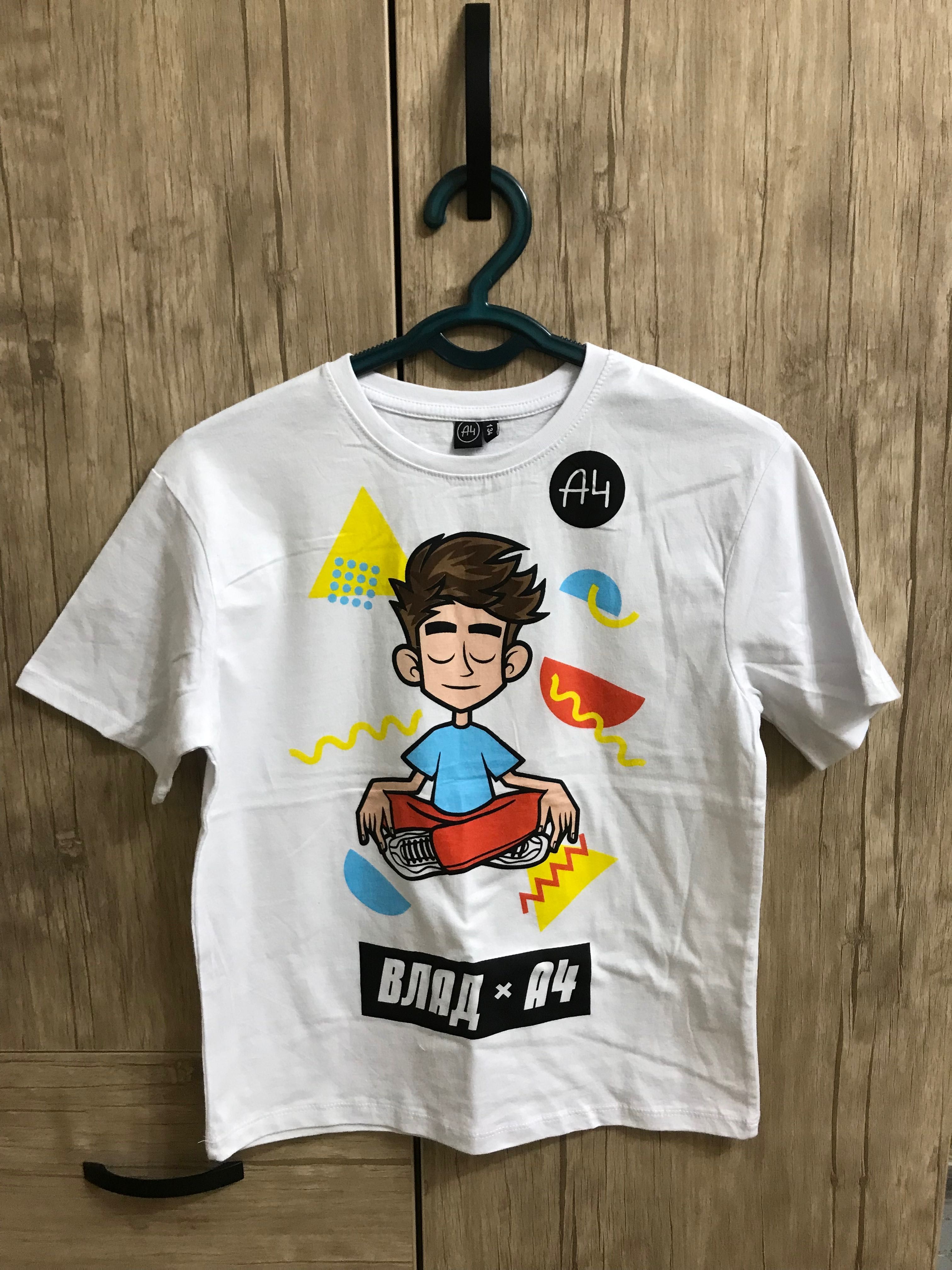 Детская футболка Влад Бумага А4