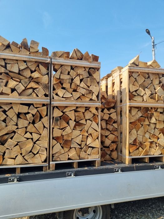 Lemne de foc taiate sparte fag paletizate