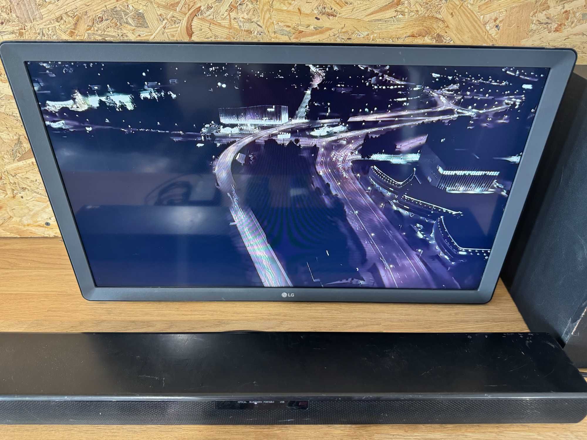 Телевизор и саундбар - LG 27 inch /smart / сет 5