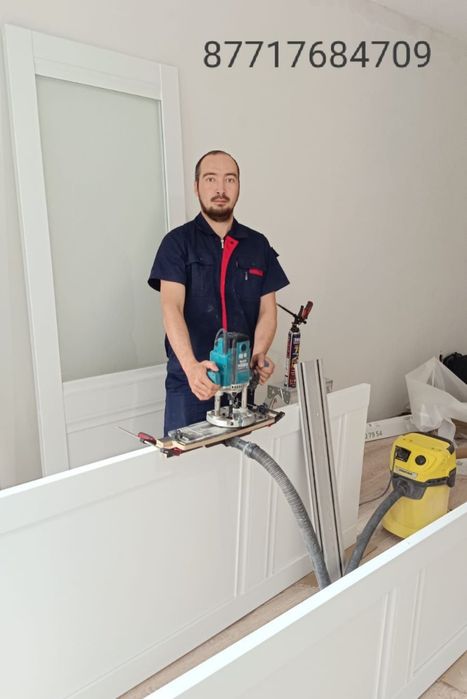 Установка межкомнатных дверей