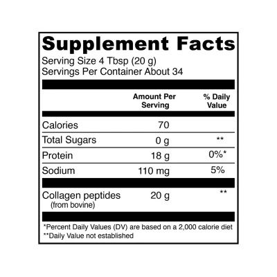 Коллаген  680 гр Vital Proteins COLLAGEN PEPTIDES ТТЗ