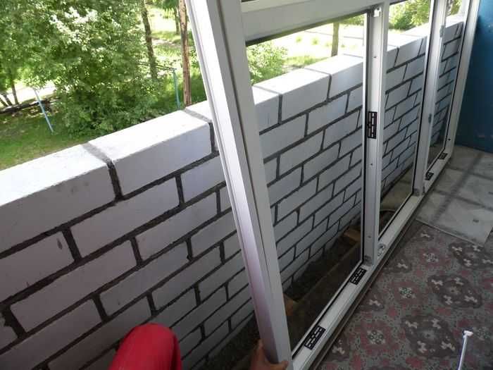 Кладка кирпича на балкон | Гишт терамиз, Kladka balkon gisht