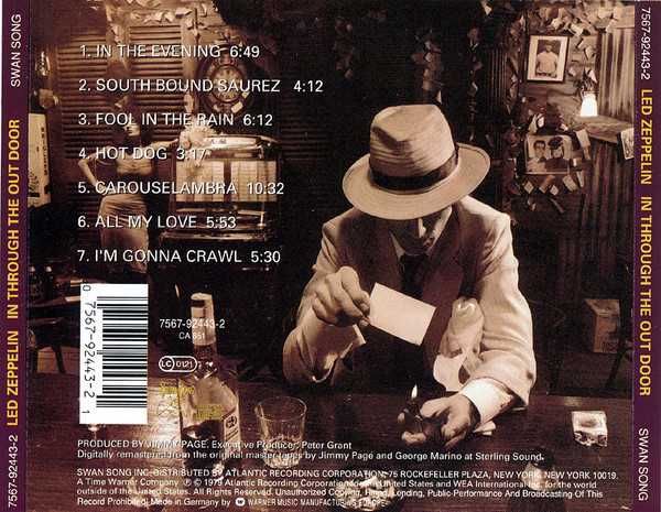 CD Led Zeppelin - In Through The Out Door 1979