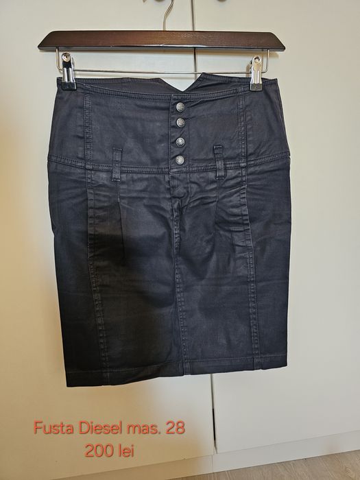 Fusta Diesel cu talie inalta, bleumarin