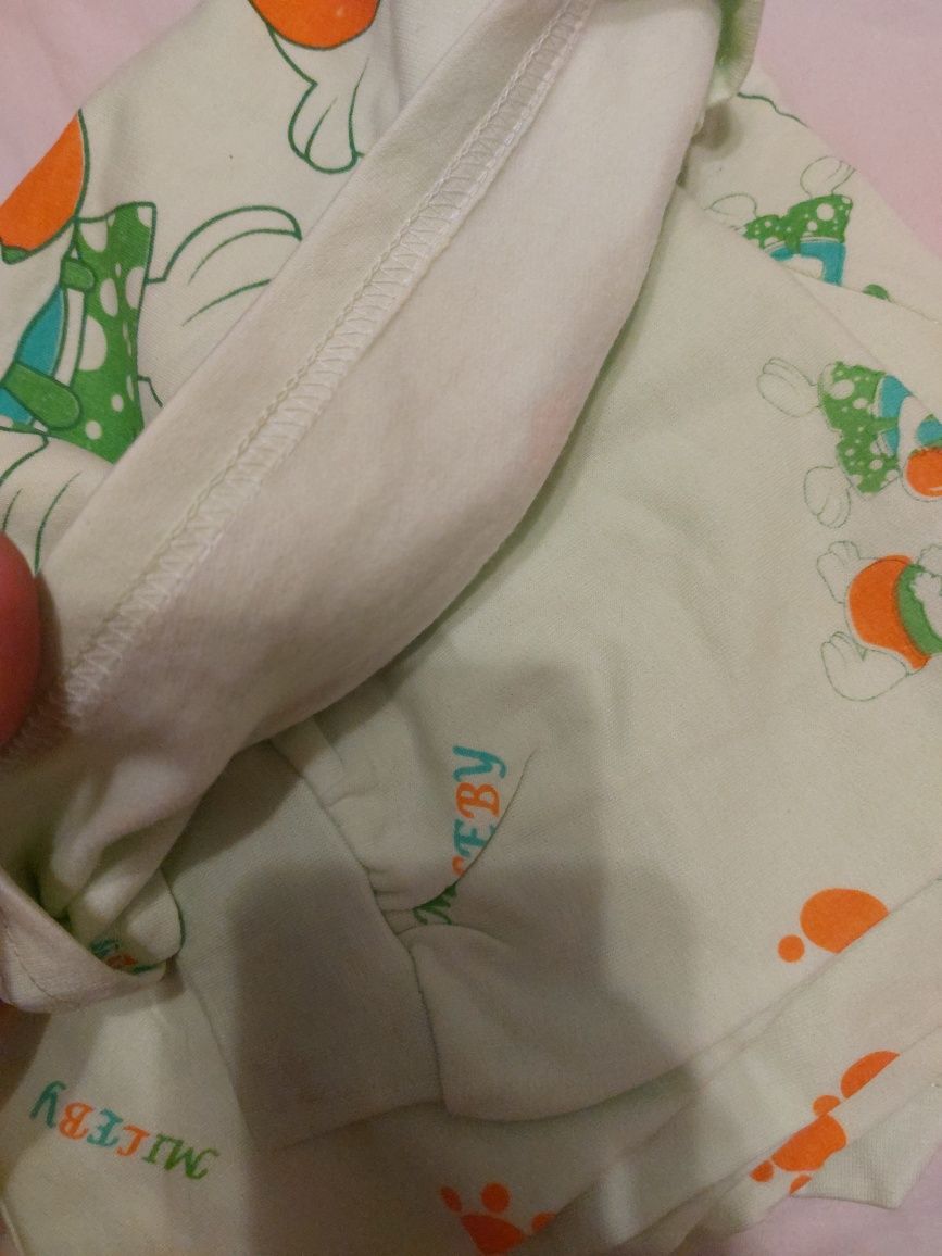 Pijama 128 cm, bumbac 100%, vatuit, NOUA