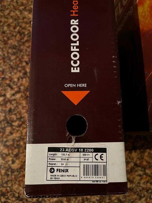 Греющий электро кабель теплый пол