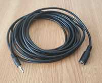Cablu prelungitor audio jack 3.5 mm tată - mamă lungimea 5 m