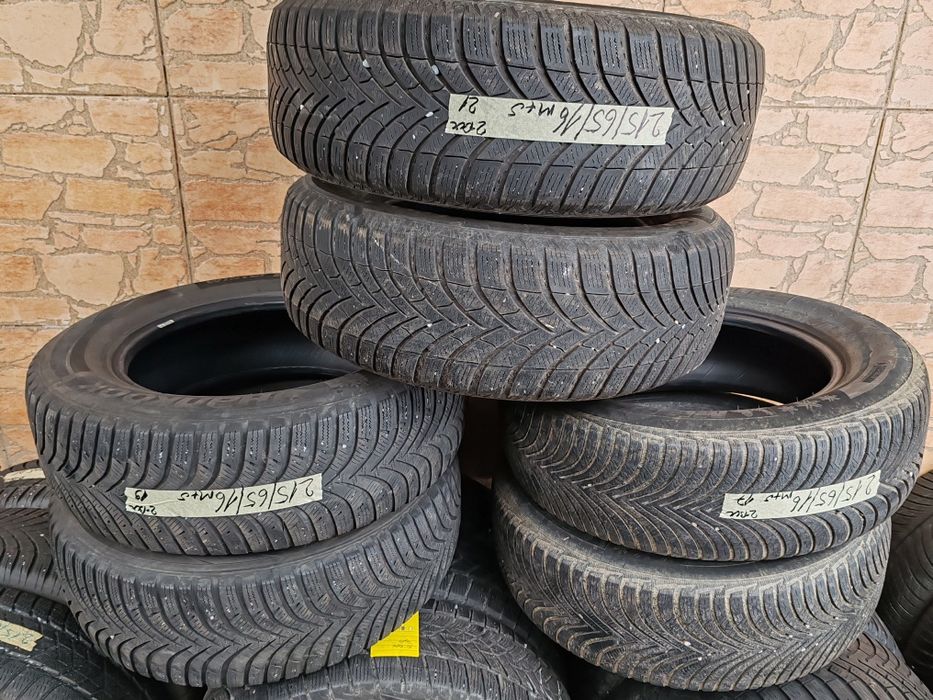 Vând cauciucuri 215/65/16 M+S seturi de câte 2 buc imp Germania