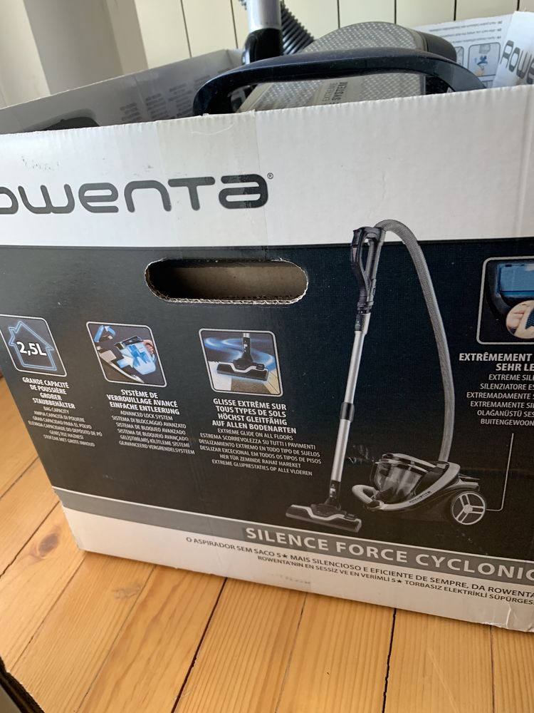 Безшумна прахосмукачка Rowenta
