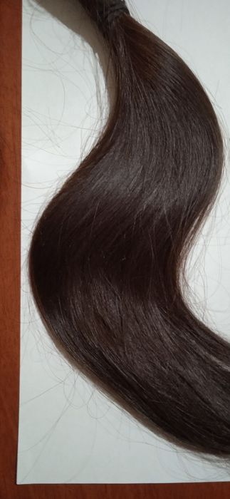 Волосы натуральные и искусственные новые,шиньон новый светлый