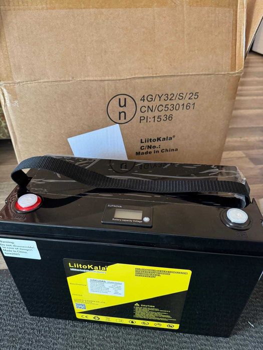 LiitoKala 12.8V 120Ah LiFePO4 – Nou, doar probat