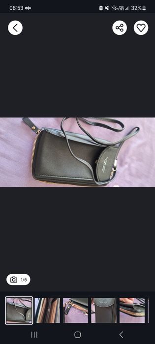 Portofel tip posetuta