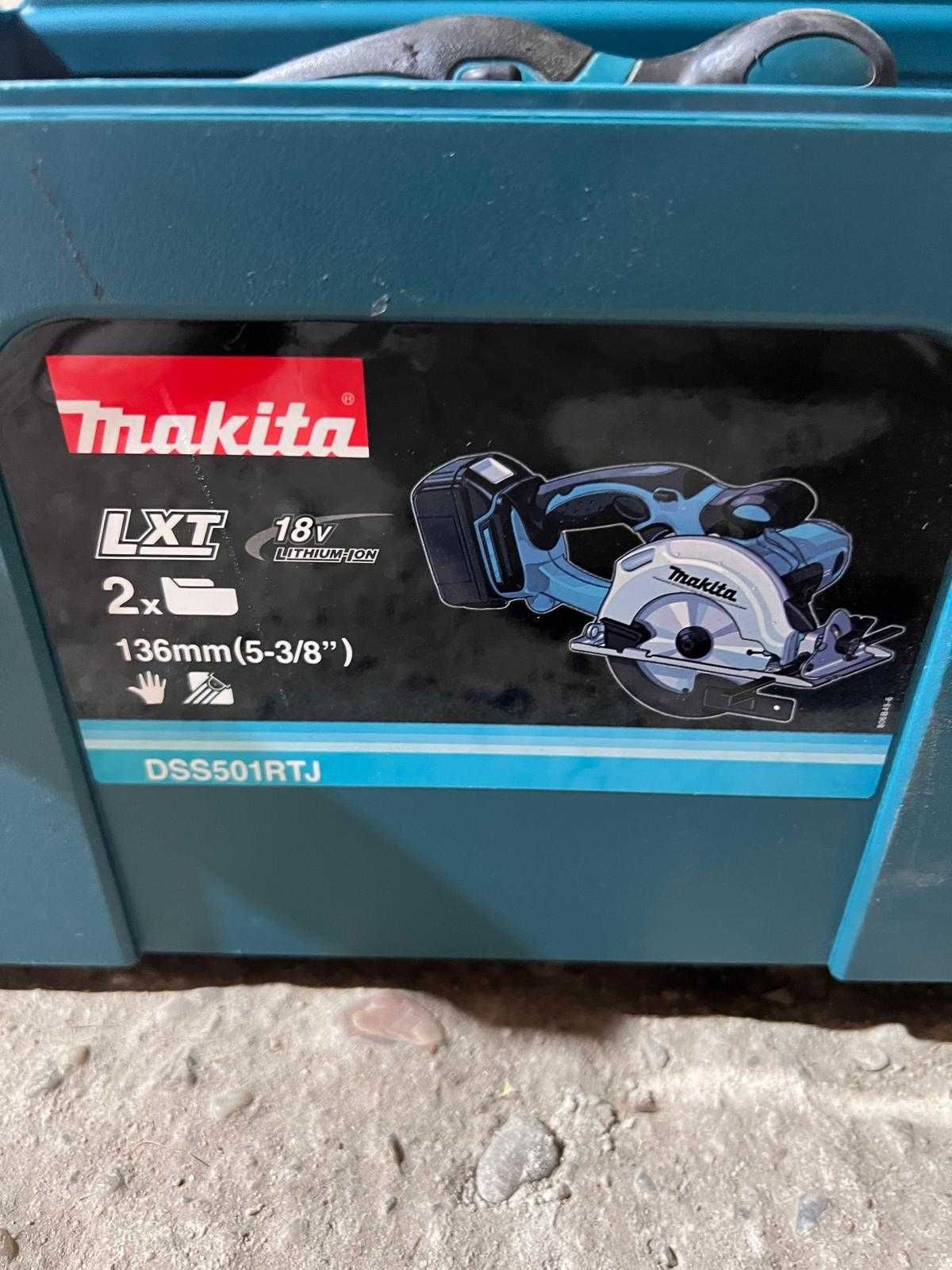 Makita Set ferăstrău circular DSS501RTJ 51mm 18V 1x3Ah 136x20mm