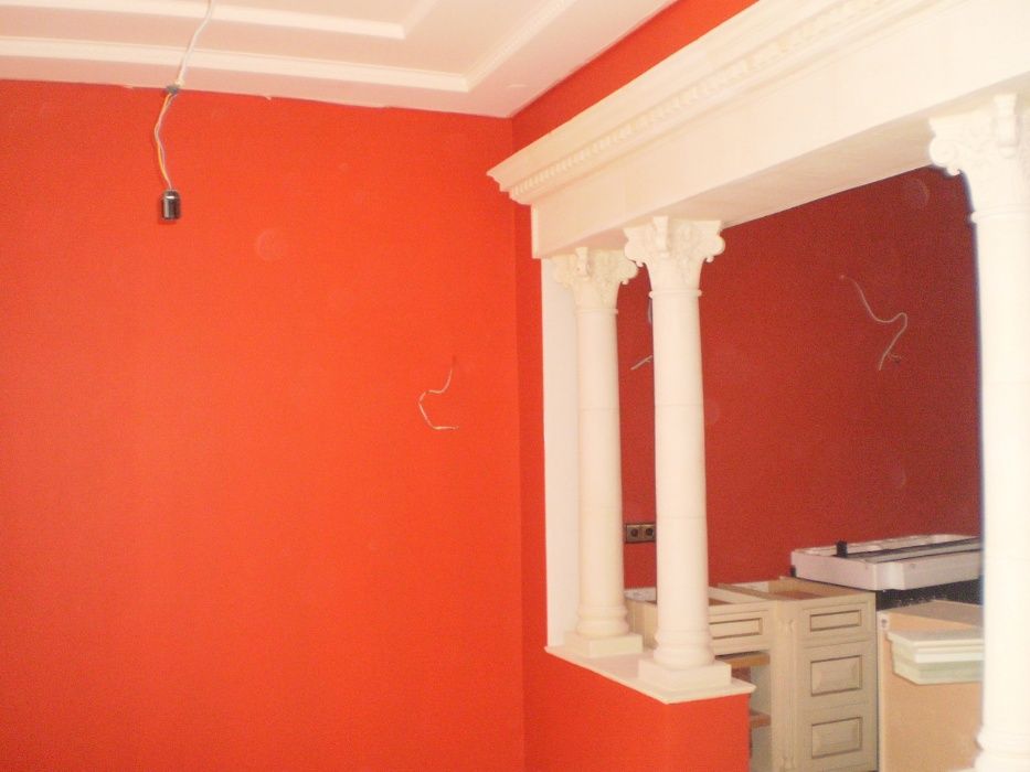 Покраска стен малярный краскопульт косметический ремонт поклейка обоев