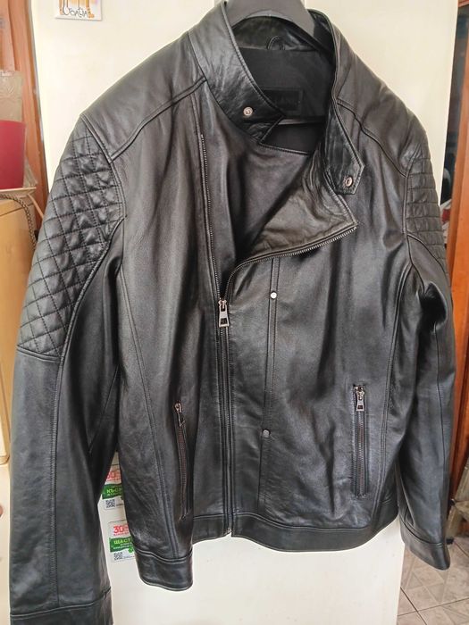 Мъжко яке естествена кожа VERA PELLE НОВО