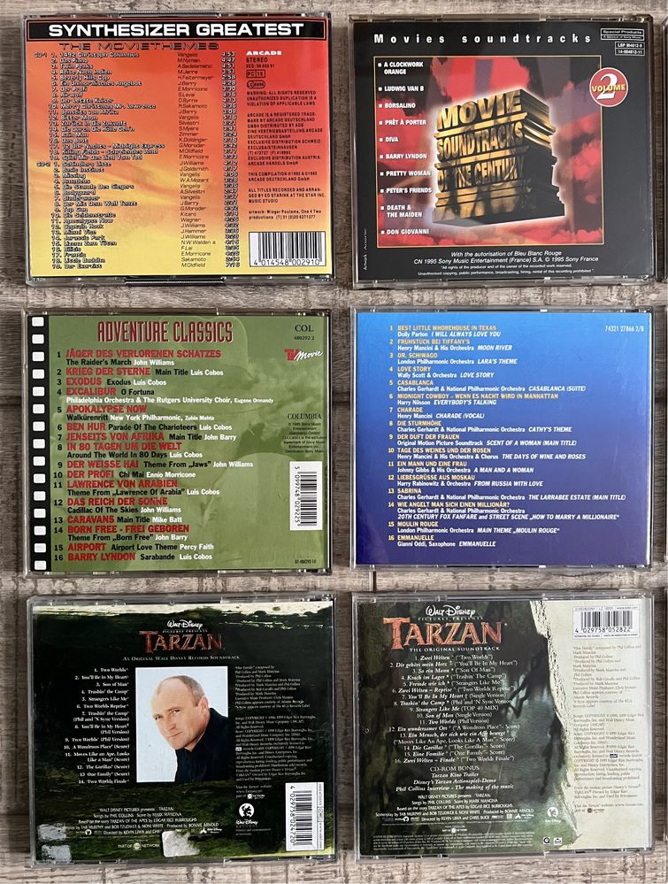 Cd-uri soundtrack cu muzica din filme