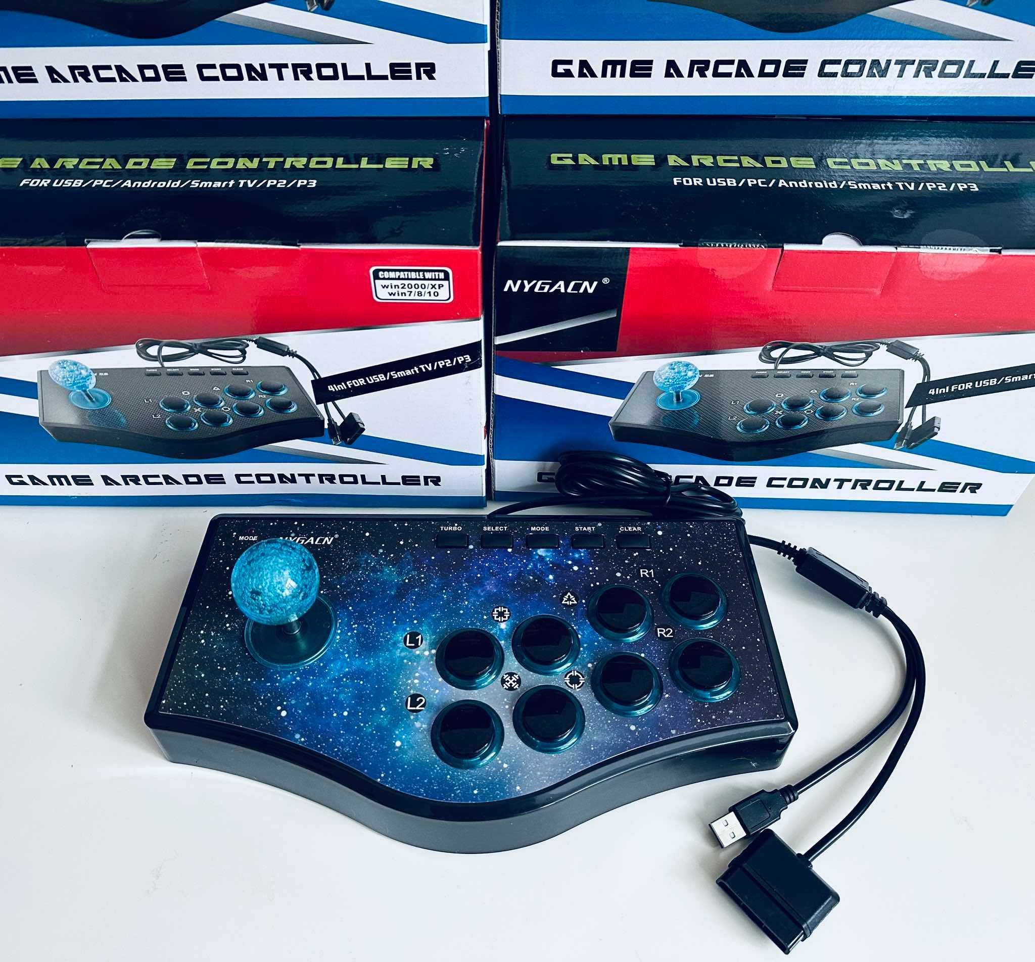 НОВ! Аркаден Джойстик Контролер Fighting Stick PC/USB/PlayStation
