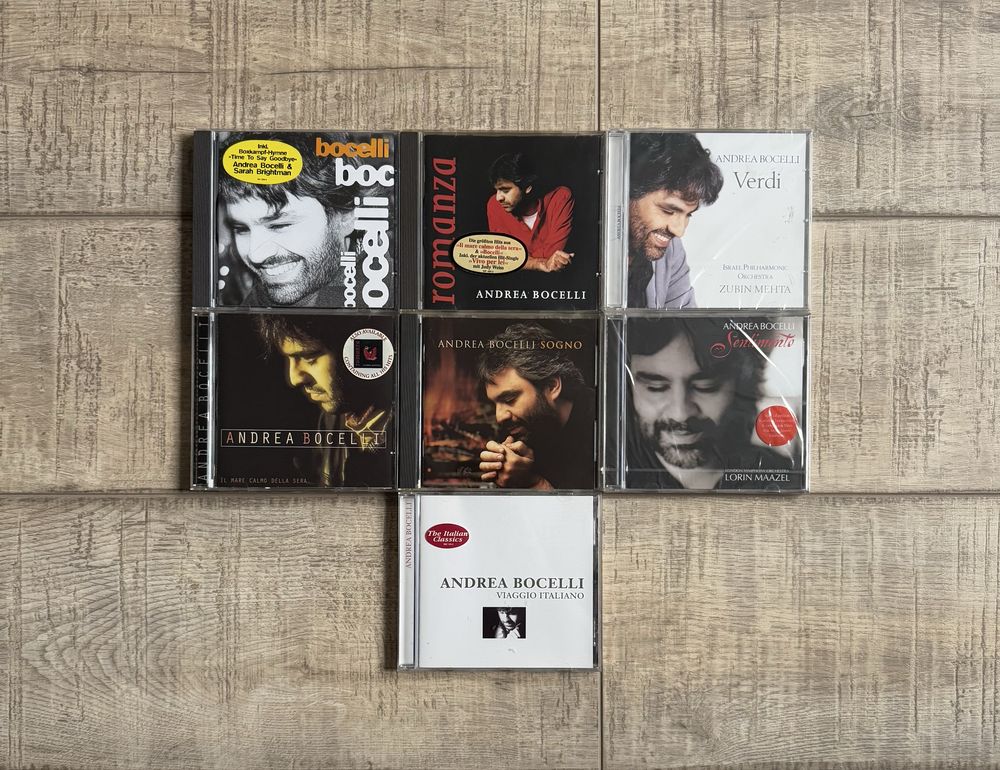 Lot 8 cd-uri originale Andrea Bocelli