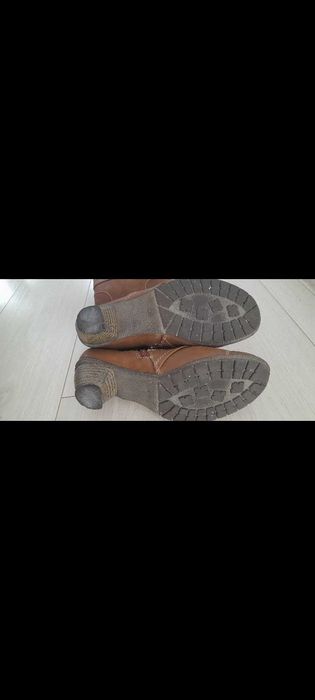 Cizme lungi imblanite maro 38