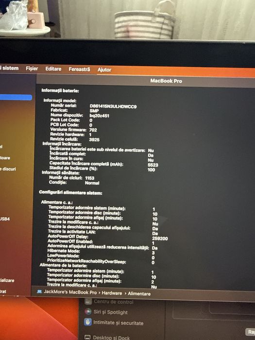 Laptop Apple MacbookPro 15 din 2017 Touch Bar i7 16 gb