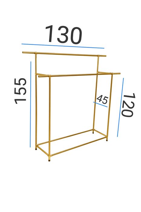 Вешалки золотые напольные грузоподьёмность 80кг вешилка vishilka