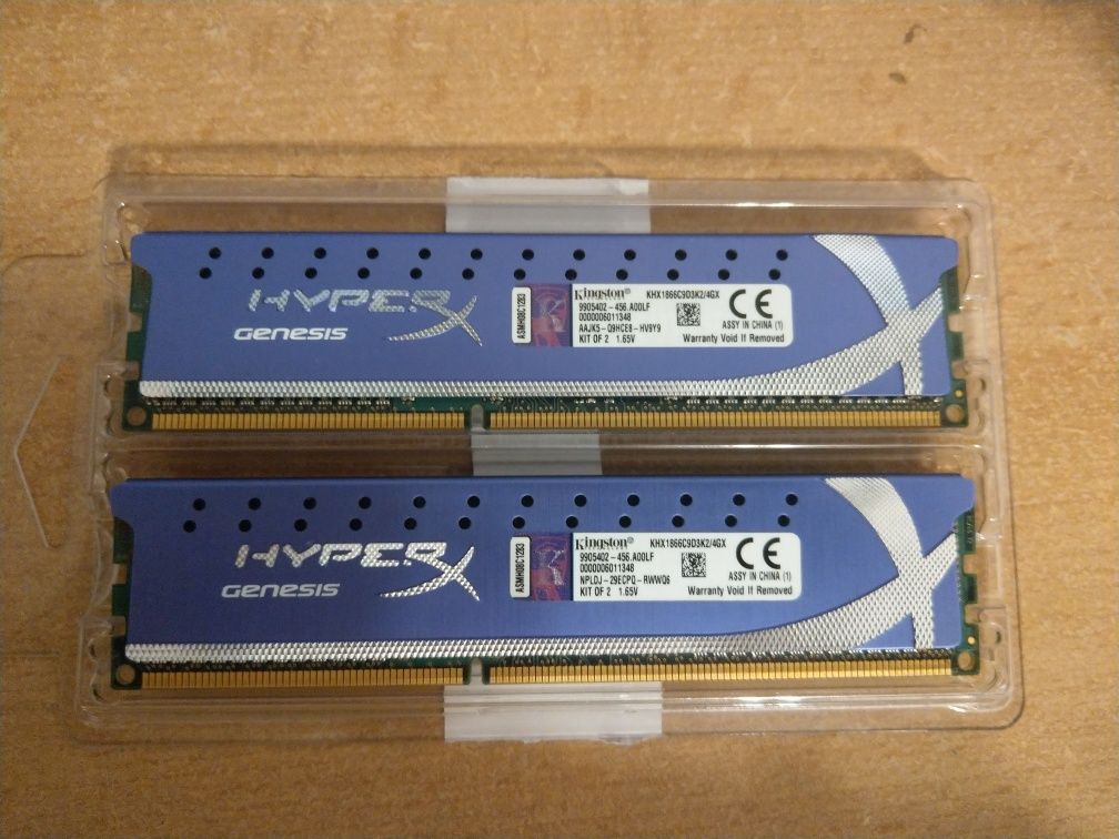 Kingston HiperX Genesis 4gb ram ddr 3, 2x2gb 1866mhz 1.65v