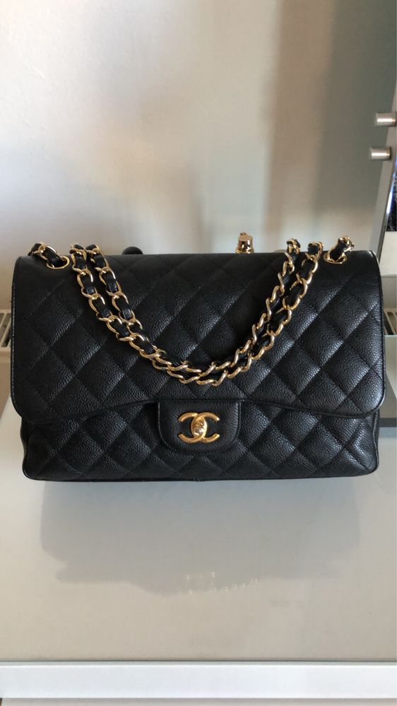 CHANEL Jumbo in  Caviar 100% ORIGINAL