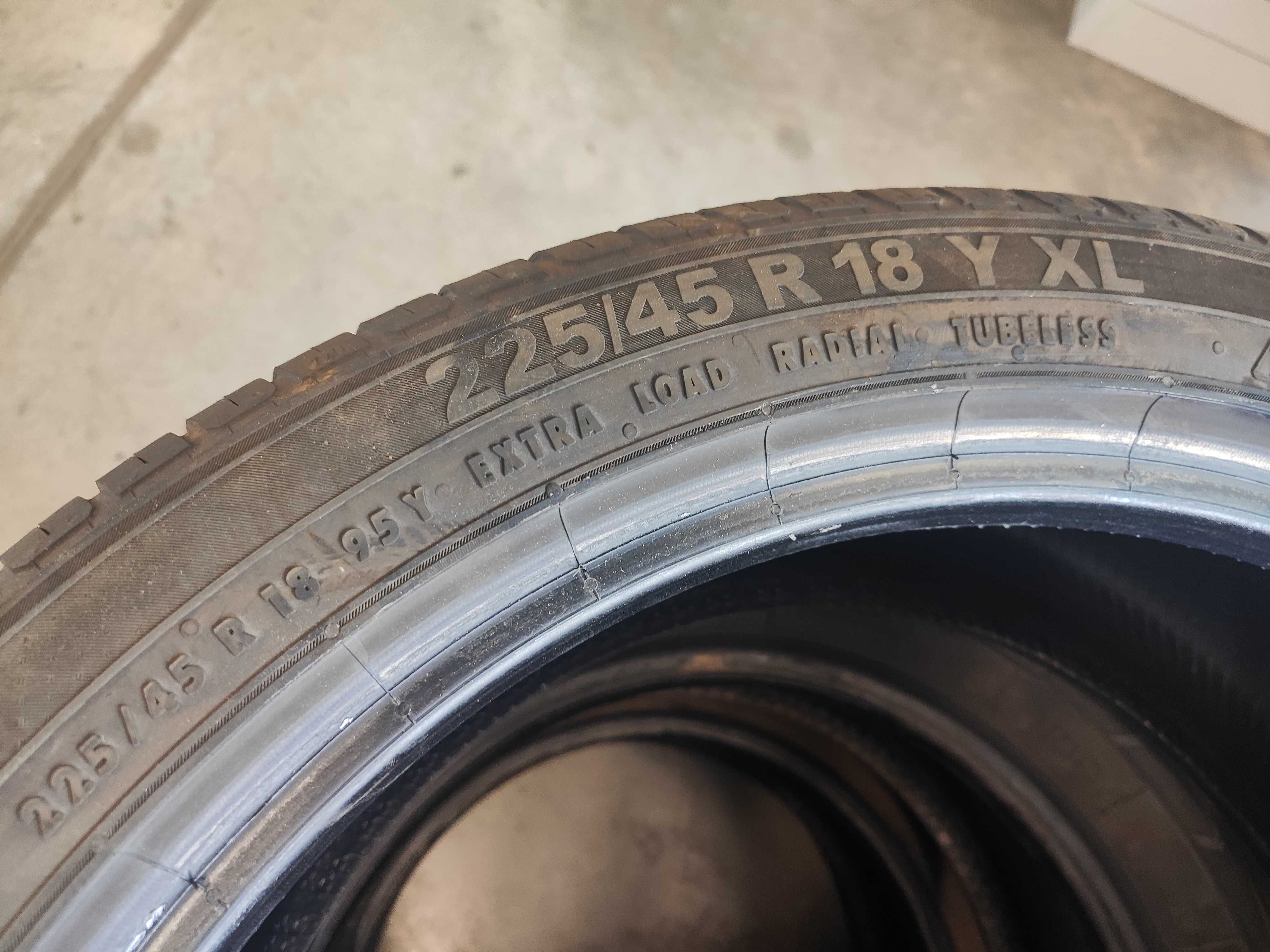 2бр.летни гуми 225/45/18 Semperit