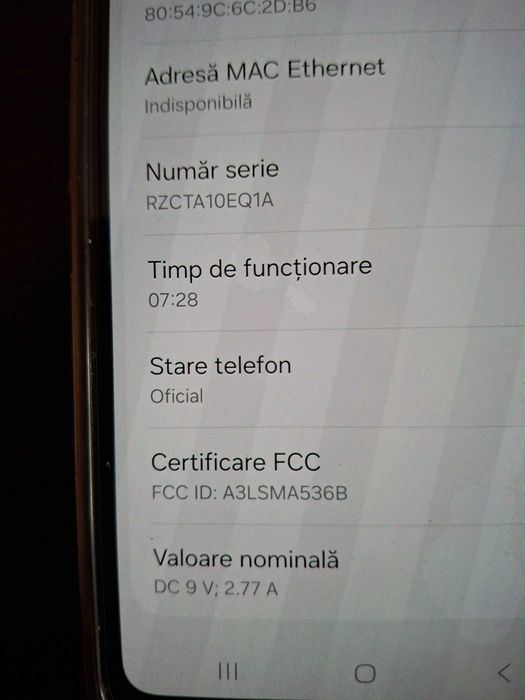 VANDUT Samsung Galaxy A53 5G (defect cu probleme conectare Wifi)