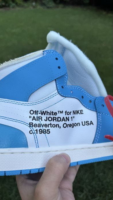 Jordan 1 Off White UNC