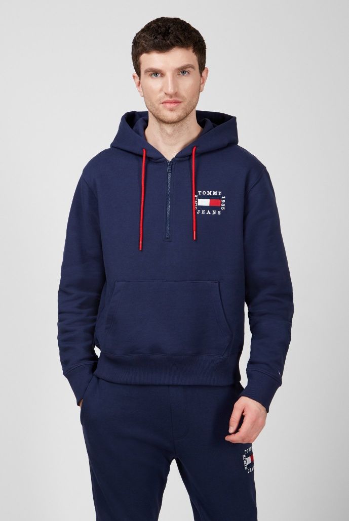 Tommy Jeans Logo Sweatshirt оригинално горнище XL памучен суичър