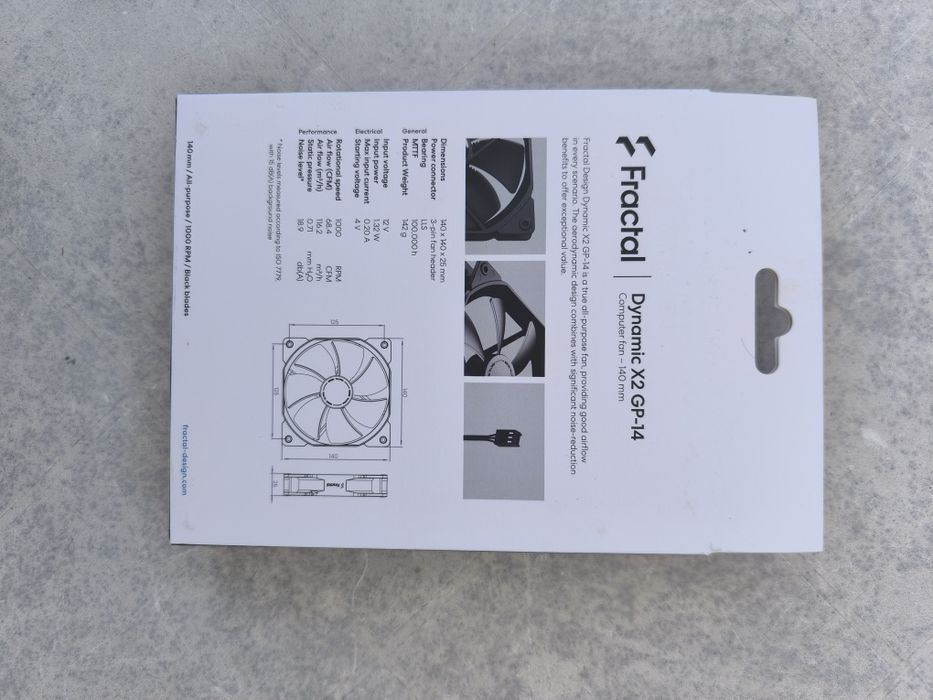 Ventilator PC Fractal Design Dynamic X2 GP-14