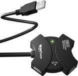 MutecPower 10m активен USB 2.0 кабел с 4-портов USB хъб