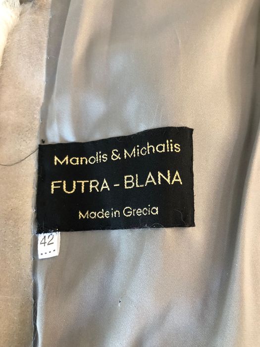 Haină blană vulpe femei mărime 42