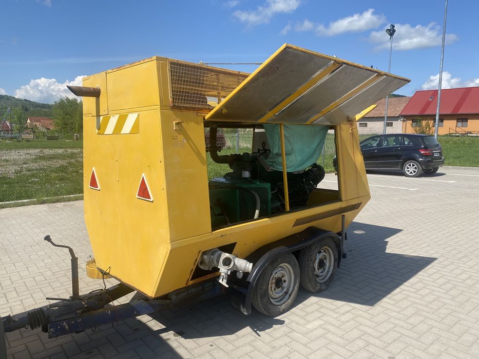 Pompa de irigatii pe remorca