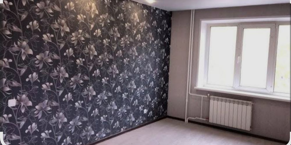 Поклейка обоев!!!