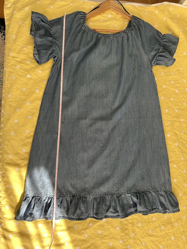 Rochie maternitate/gravide Prenatal maneci scurte, lyocell marimea S/M
