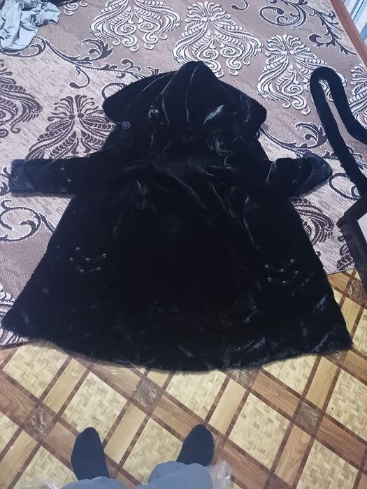 Шуба цвет черный цена договорная