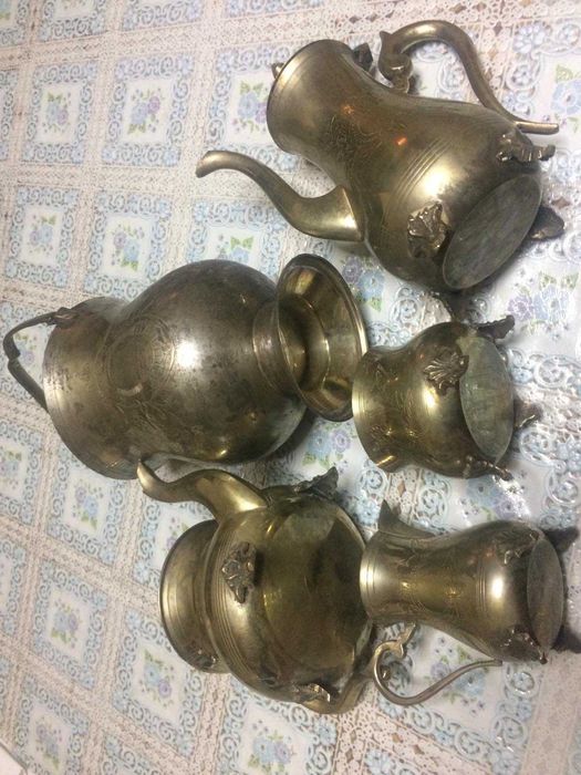 Антикварен сервиз - месинг