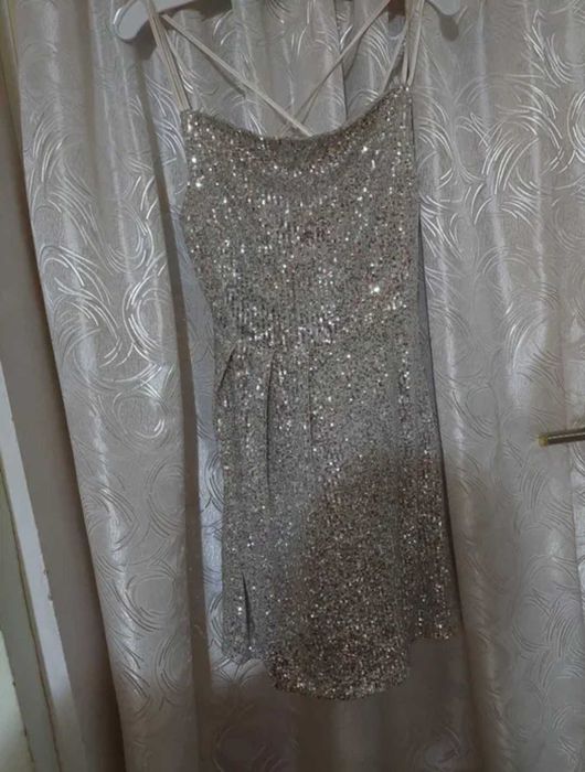 Rochie argintie evenimente  XS/S