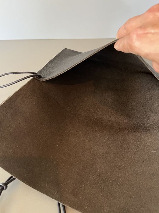 Кожена дамска чанта, ръчна изработка.