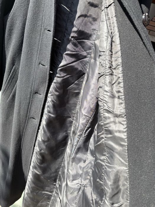 Vand palton gros , lung, cu gluga detasabila