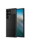 Samsung S21/S22/S23/S24/S25 Plus ULTRA Husa Safe Carbon Black Silicon