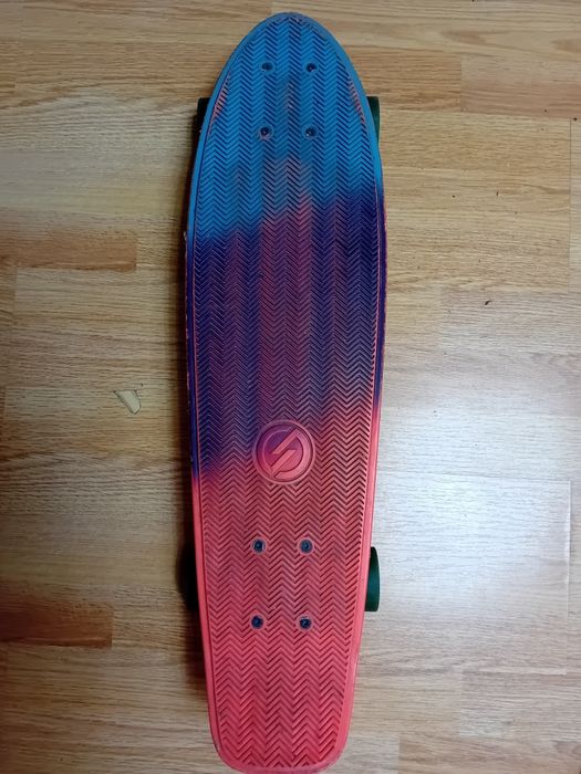 Skateboard Oxelo Cruiser Big Yamba albastru corai