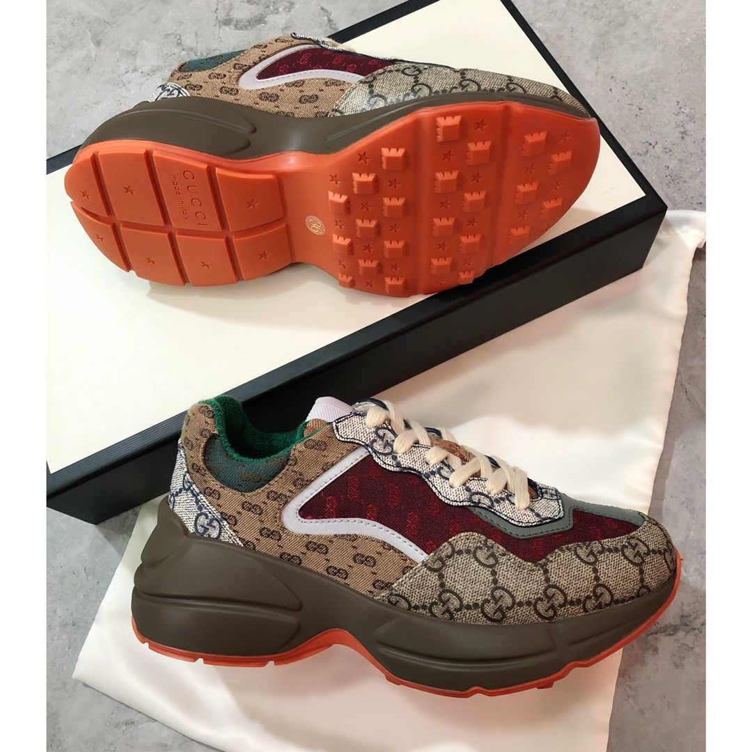 Adidasi Gucci Rhyton GG unisex, marimi 35-44, tip Premium
