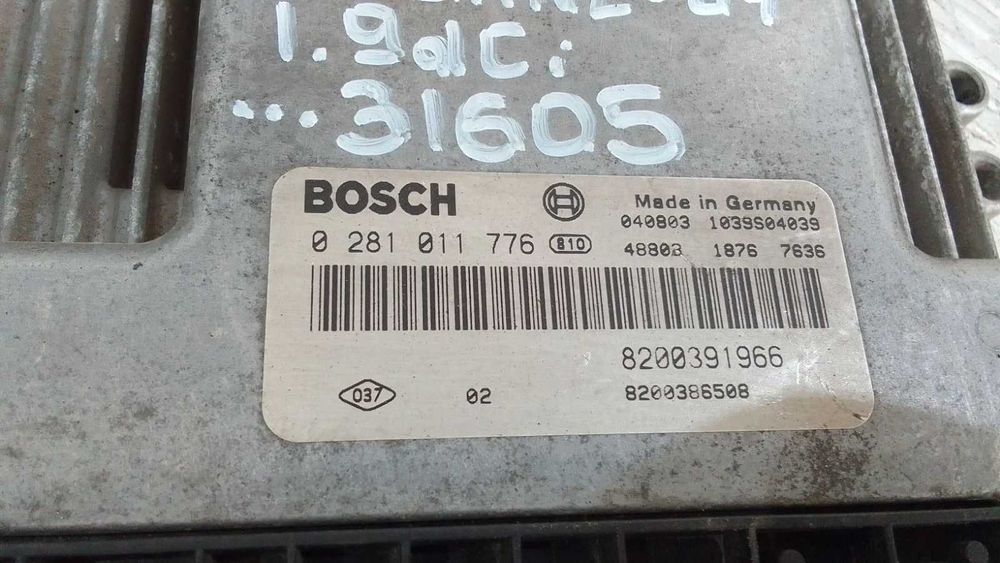 Компютър Компютри Renault Megane 1.9dCi 2004г. 8+ Броя