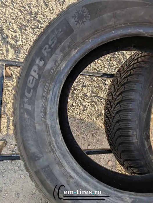 SET 2 Anvelope Iarna 195/65 R15 HANKOOK Winter i ras