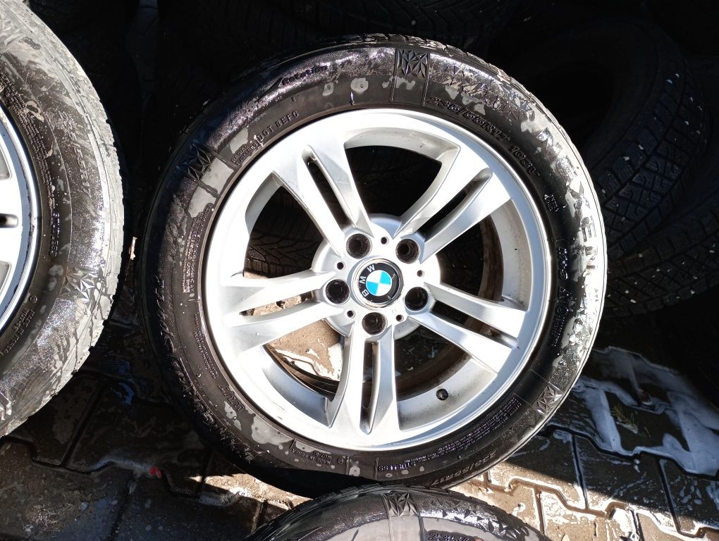 4jante 5x120 R17originale BMW X3 anvelope iarna 235/55/17