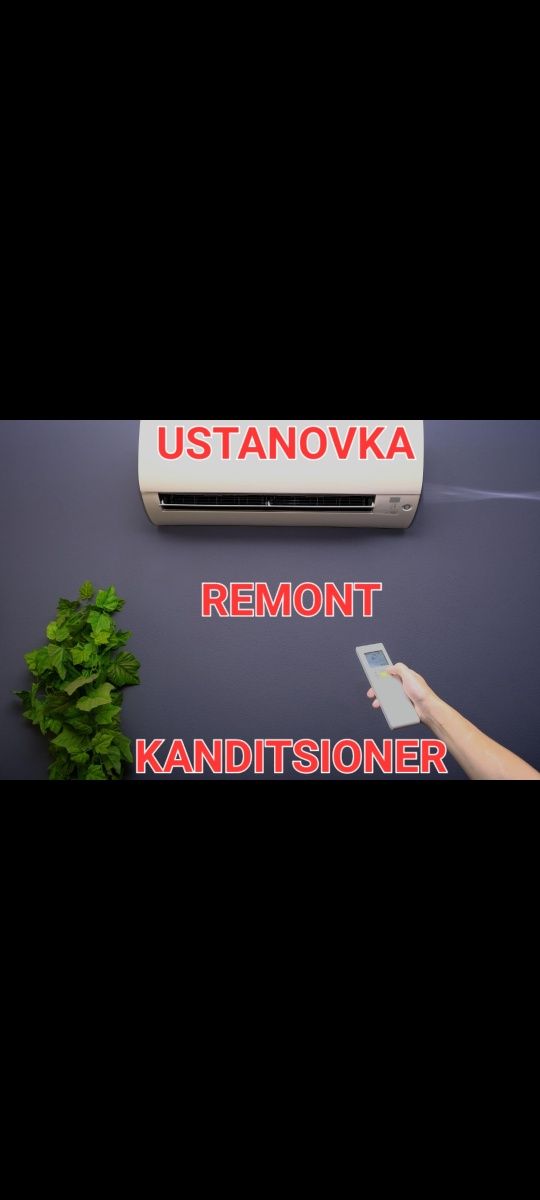 USTANOVKA Kanditsioner